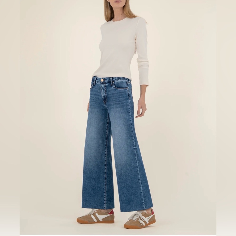 Kut from the Kloth Wide-Leg Jeans in 6P